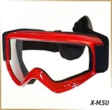 Очки для мотокросса SM-G39 красные глянцевые Очки для мотокросса SM-G39 красные глянцевые