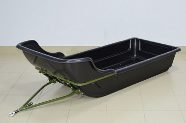 Сани волокуши С6 (1470х700 мм) для мотособаки/мотобуксировщика с отбойником