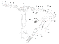 Рулевое управление 4-Х ТАКТНОГО ПЛМ SEANOVO F2,5BMS