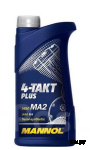 Масло моторное Mannol 4Т син. п/с 10W40 Plus 1л НЕ МАРК