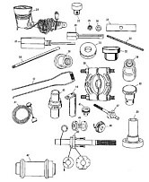 Инструменты (Часть 2) 4-Х ТАКТНОГО ПЛМ MERCURY 40 Серийный номер от 1C000001 до 1C049738
