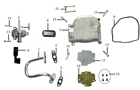 Крышка головки цилиндра двигателя Racer 139QMB