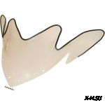 Стекло ветровое для снегохода YAMAHA SRVIPER L TX LE/SE,R TX LE/SE,X TX LE/SE 2015 (25см, 2мм,ПЭТг)